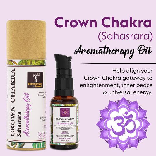Crown Chakra Balancing Oil - Activates & Balances Crown Chakra