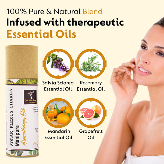 Solar Plexus Chakra Balancing Oil - Activates & Balances Solar Plexus Chakra