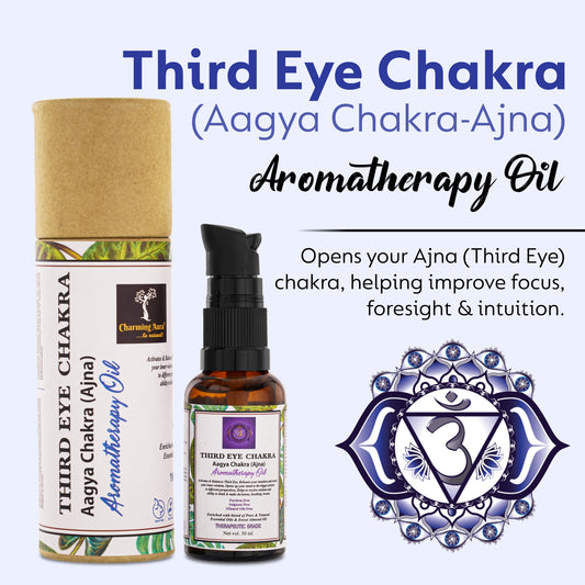 Third Eye Chakra Balancing Oil - Activates & Balances Third Eye Chakra