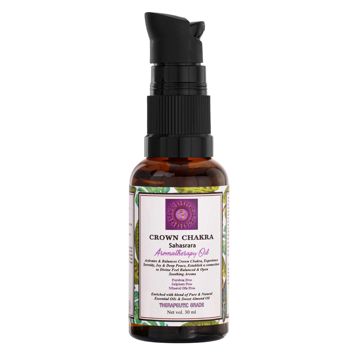 Crown Chakra Balancing Oil - Activates & Balances Crown Chakra
