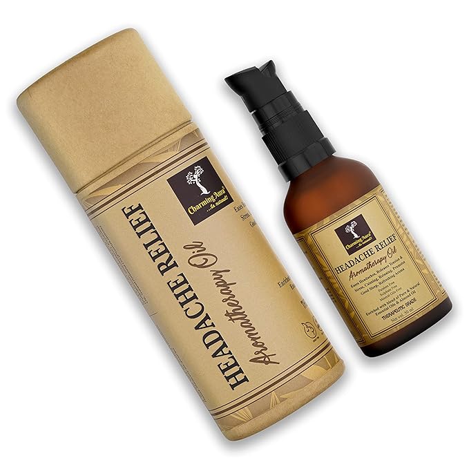Headache Relief Aromatherapy Oil- Eases Headache, Releases Tension & Stress, Promotes Good Sleep, Refreshing Aroma