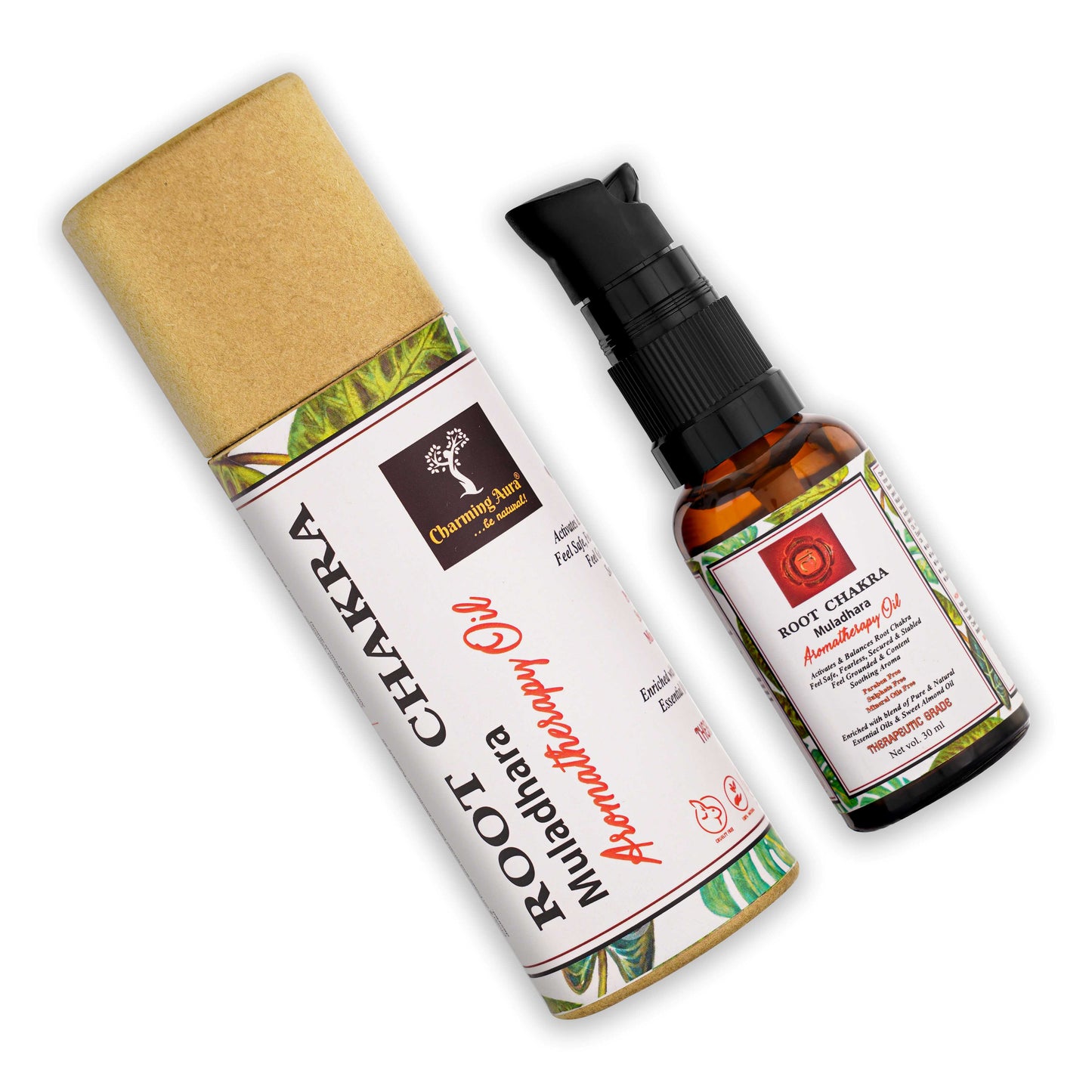 Root Chakra Oil - Activates & Balances Root Chakra, Feel Grounded, stable & Secure