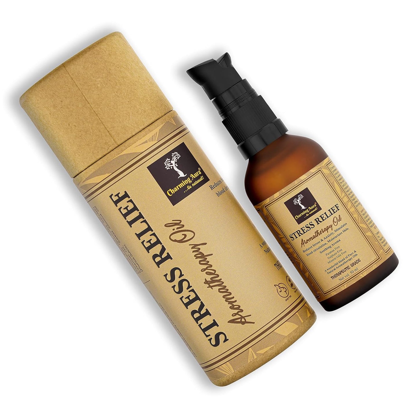 Stress Relief Aromatherapy Oil- Supports Healthy Mental Outlook, Relaxing, Reduces Stress & Tension, Calming, Uplifting, Refreshing Aroma