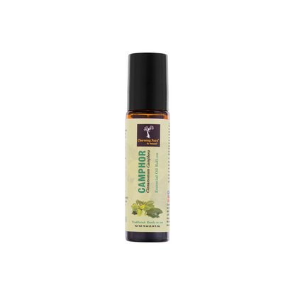 Camphor Essential Oil | Roll-On | Prediluted ready to use | Pure & Natural Therapeutic Grade | Pain Relief | Relieves from Cold & Flu | Yoga | Puja Rituals |10ml |
