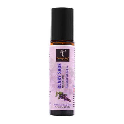 Ätherisches Muskatellersalbeiöl | Roll-on | für Hautpflege, Yoga, Meditation, Erfrischung, Reiki, Stressabbau | 10 ml | Vorverdünnt – gebrauchsfertig |