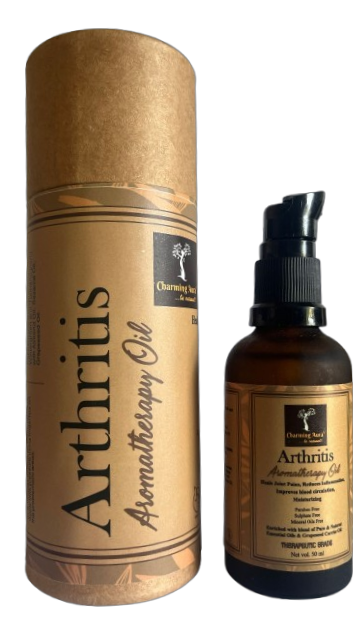 Arthritis Pain Relief Aromatherapy Oil- Blend of Pure & Natural Essential Oils, Heals Arthritis & Joint Pains and improves flexibility