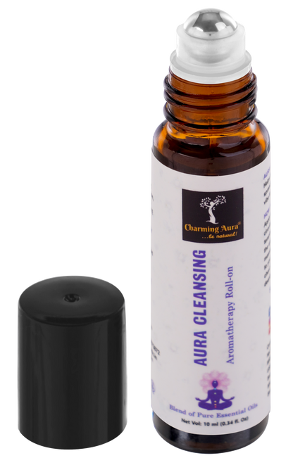 Aura-Reinigungs-Roll-On | Hilft, Negativität zu entfernen und eine positive, energetische Stimmung zu verbreiten, um Ihre Aura zu reinigen | Wunderbare Mischung aus reinen ätherischen Ölen