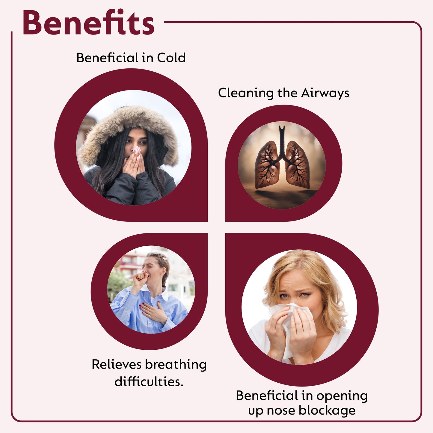 Roll-on Breathe Ease | Mélange d'huiles essentielles pures | Eucalyptus, menthe poivrée, cardamome | Soulagement des difficultés respiratoires