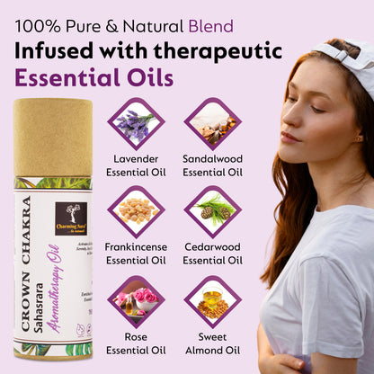 Crown Chakra Balancing Oil - Activates & Balances Crown Chakra