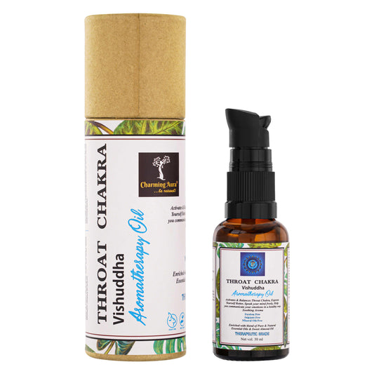 Throat Chakra Balancing Oil - Activates & Balances Throat Chakra