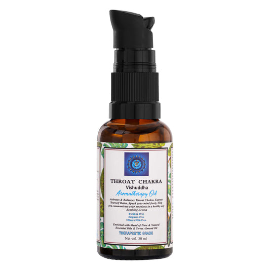 Throat Chakra Balancing Oil - Activates & Balances Throat Chakra