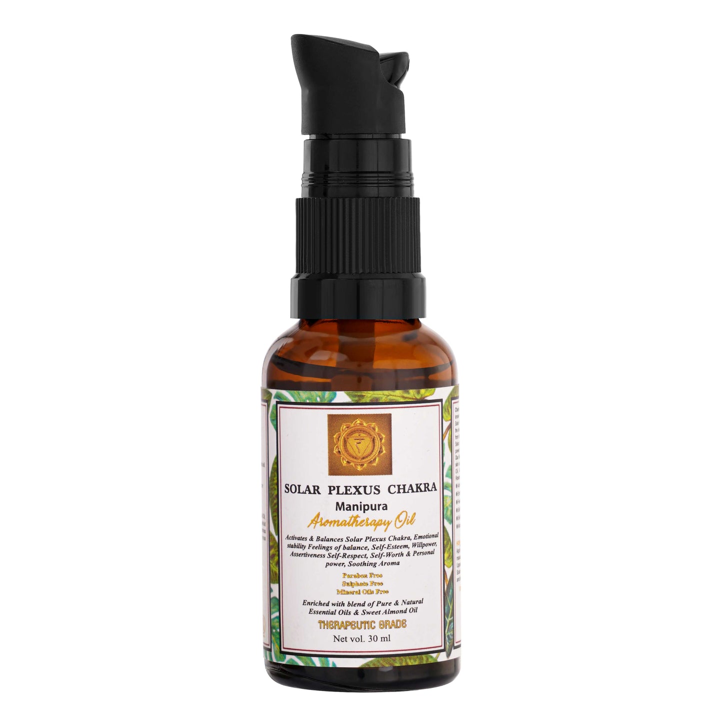 Solar Plexus Chakra Balancing Oil - Activates & Balances Solar Plexus Chakra