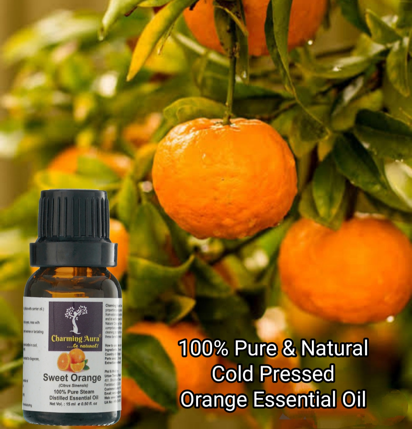 Huile essentielle d'écorce d'orange douce