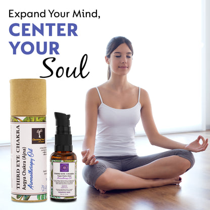 Third Eye Chakra Balancing Oil - Activates & Balances Third Eye Chakra