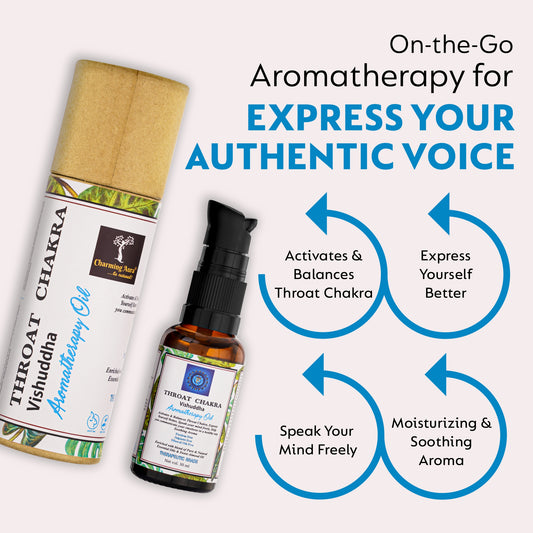 Throat Chakra Balancing Oil - Activates & Balances Throat Chakra