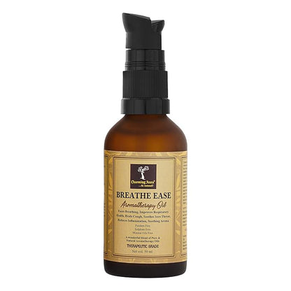 Huile de massage aromathérapie Breathe Ease - Respiration facile, apaise les maux de gorge, améliore la santé respiratoire, combat les bactéries et les germes, réduit l'inflammation - 50 ml