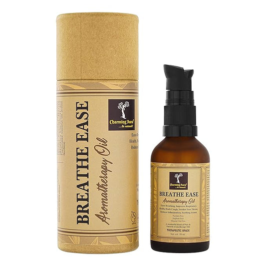 Huile de massage aromathérapie Breathe Ease - Respiration facile, apaise les maux de gorge, améliore la santé respiratoire, combat les bactéries et les germes, réduit l'inflammation - 50 ml