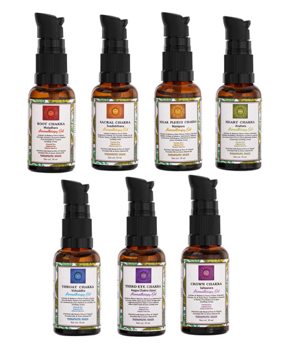 Combo of 7 Chakra Balancing Oil