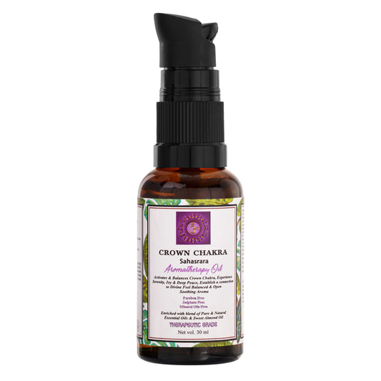 Crown Chakra Balancing Oil - Activates & Balances Crown Chakra