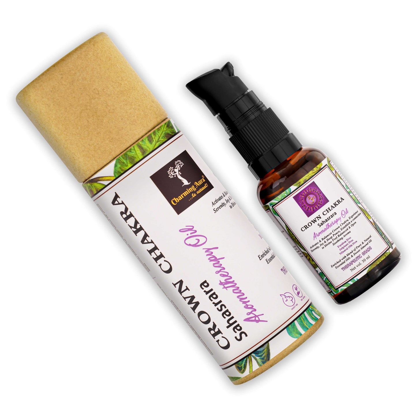 Crown Chakra Balancing Oil - Activates & Balances Crown Chakra