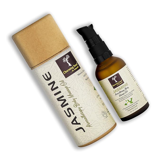 Huile de massage aromathérapie au jasmin - Détend les muscles, antibactérienne, arôme apaisant - 50 ml