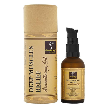 Aromatherapie-Öl zur Tiefenentspannung der Muskulatur – Lindert schmerzhafte Muskelschmerzen, entfernt Giftstoffe, reduziert Muskelkater und -schwellungen, spendet Feuchtigkeit, beruhigt das Aroma – 50 ml