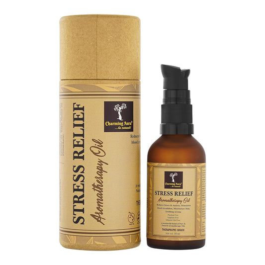 Stress Relief Aromatherapy Oil- Supports Healthy Mental Outlook, Relaxing, Reduces Stress & Tension, Calming, Uplifting, Refreshing Aroma